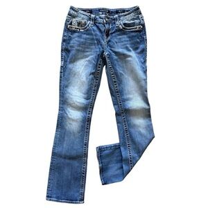 VIGOSS ✨ Dublin Slim Boot Jeans Size 3/4 Low Rise Heritage Fit 👖